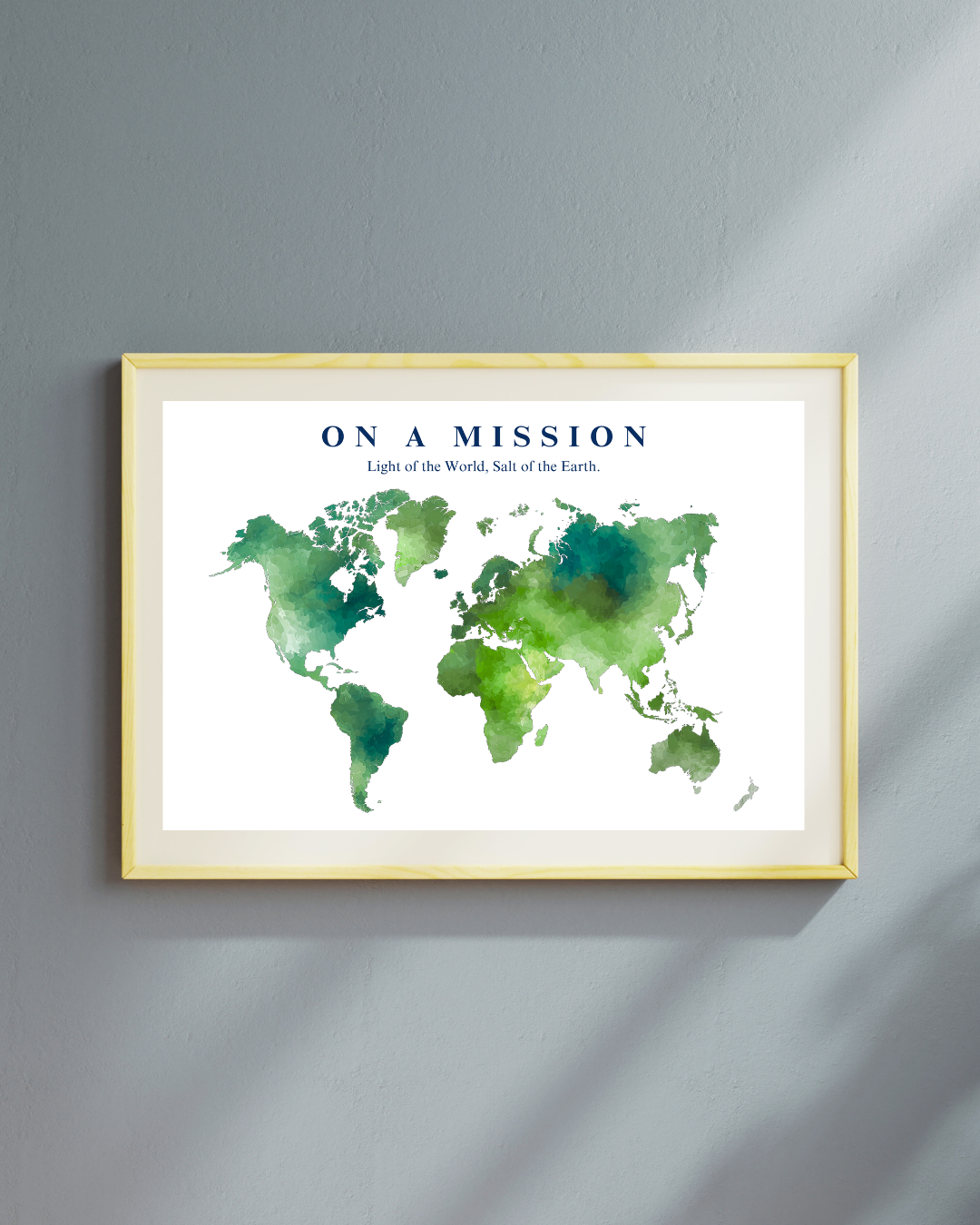 "ON A MISSION" Printable 50x70