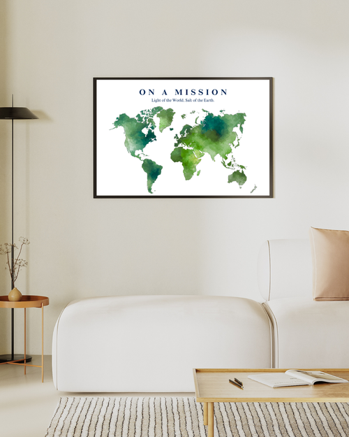 "ON A MISSION" Printable 50x70